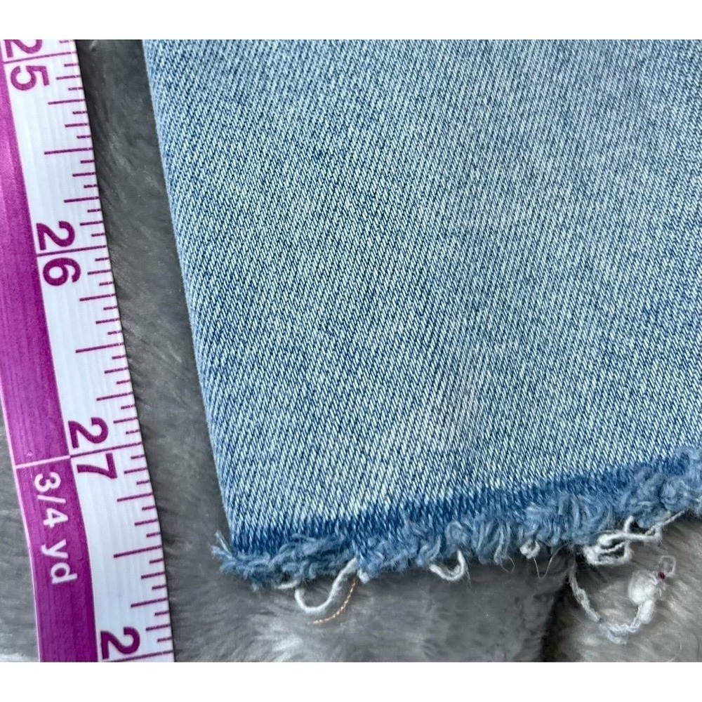 Aeropostale Womens Size 8 Super High Rise Jeggings Distressed Jean Frayed Hem - Picture 10 of 16